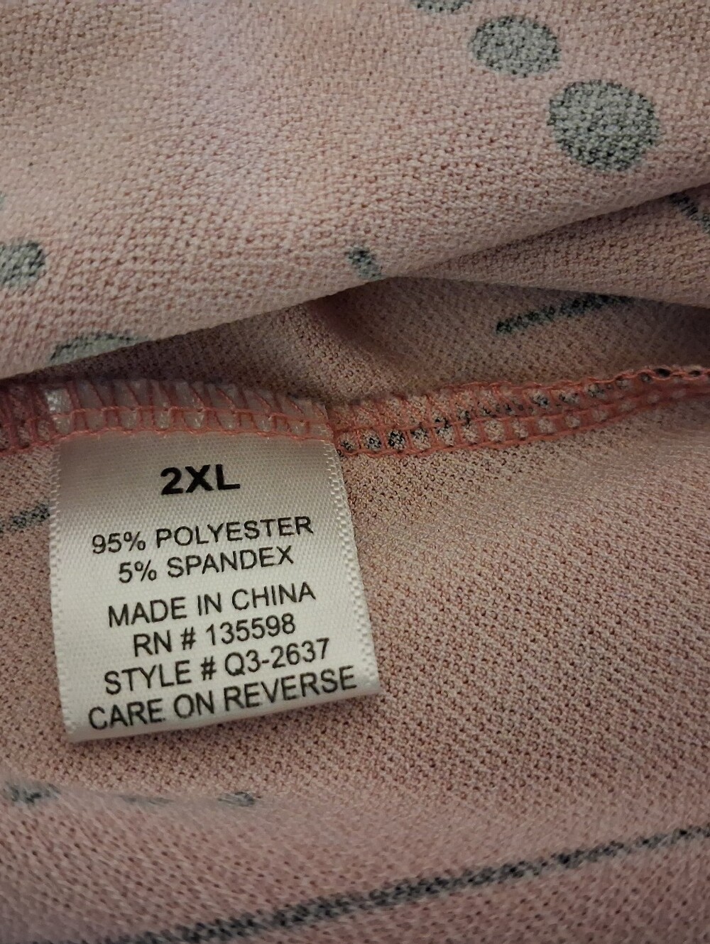 Cure 2X Keyhole Tunic Top Dusty Rose - Picture 4 of 5